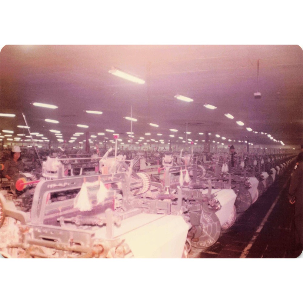 15 Vintage 1970s Korea Textile Mill Factory Photos Looms Workers USAF Tour